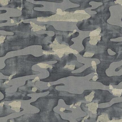 Tessuto Camo Isole Fog Graphite and Silver