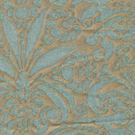 Campanelle Acquamarine and Silvery Gold