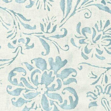 Tessuto Cimarosa French Blue and Antique White