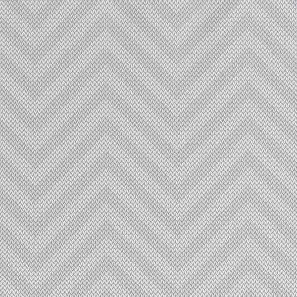 Carta da parati Macro Chevron Argento